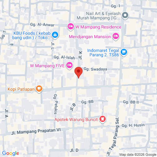 지도 of  (Jakarta Selatan, Jakarta)